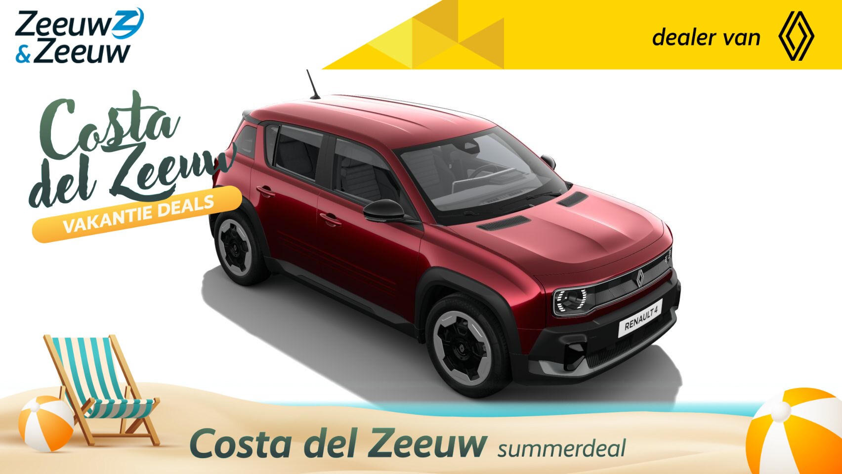 Renault 4 - comfort range evolution 52 kWh | NIEUW TE BESTELLEN NU MET €1.000,- SALE & SALE KORTING!!! - AutoWereld.nl