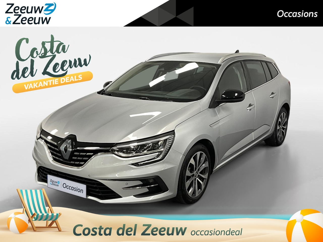 Renault Mégane Estate - 1.3 TCe 140 Techno AUTOMAAT NAVI CAMERA PARKEERSENSOREN CRUISE CONTROLE APPLE CARPLAY ANDR - AutoWereld.nl