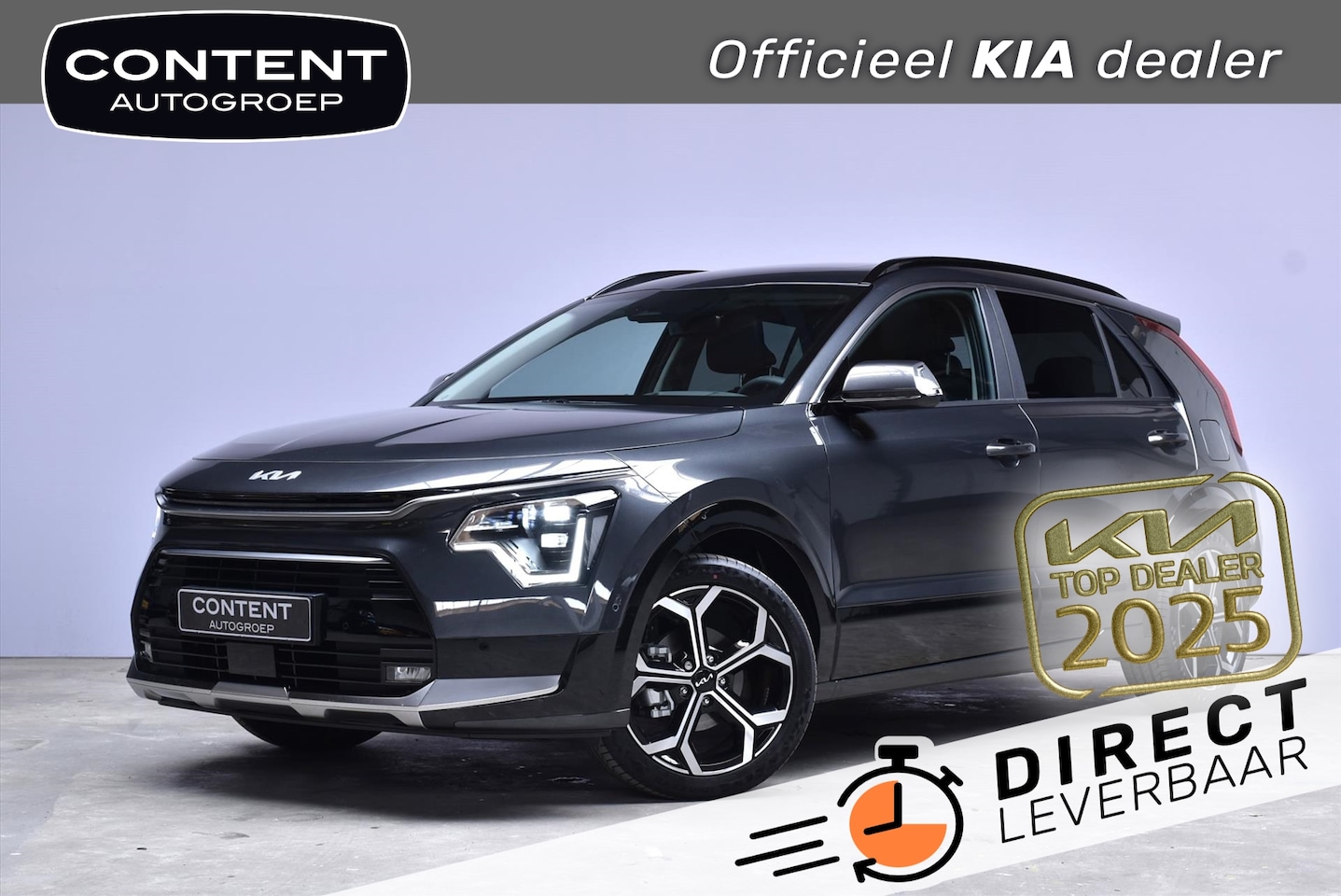 Kia Niro - 1.6 GDi Hybrid DCT6 ExecutiveLine DIRECT LEVERBAAR - AutoWereld.nl