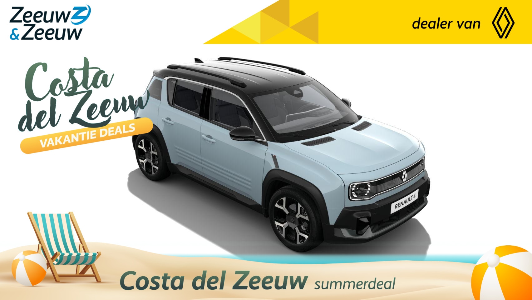Renault 4 - comfort range techno 52 kWh | NIEUW TE BESTELLEN NU MET €1.000,- SALE & SALE KORTING!!! - AutoWereld.nl