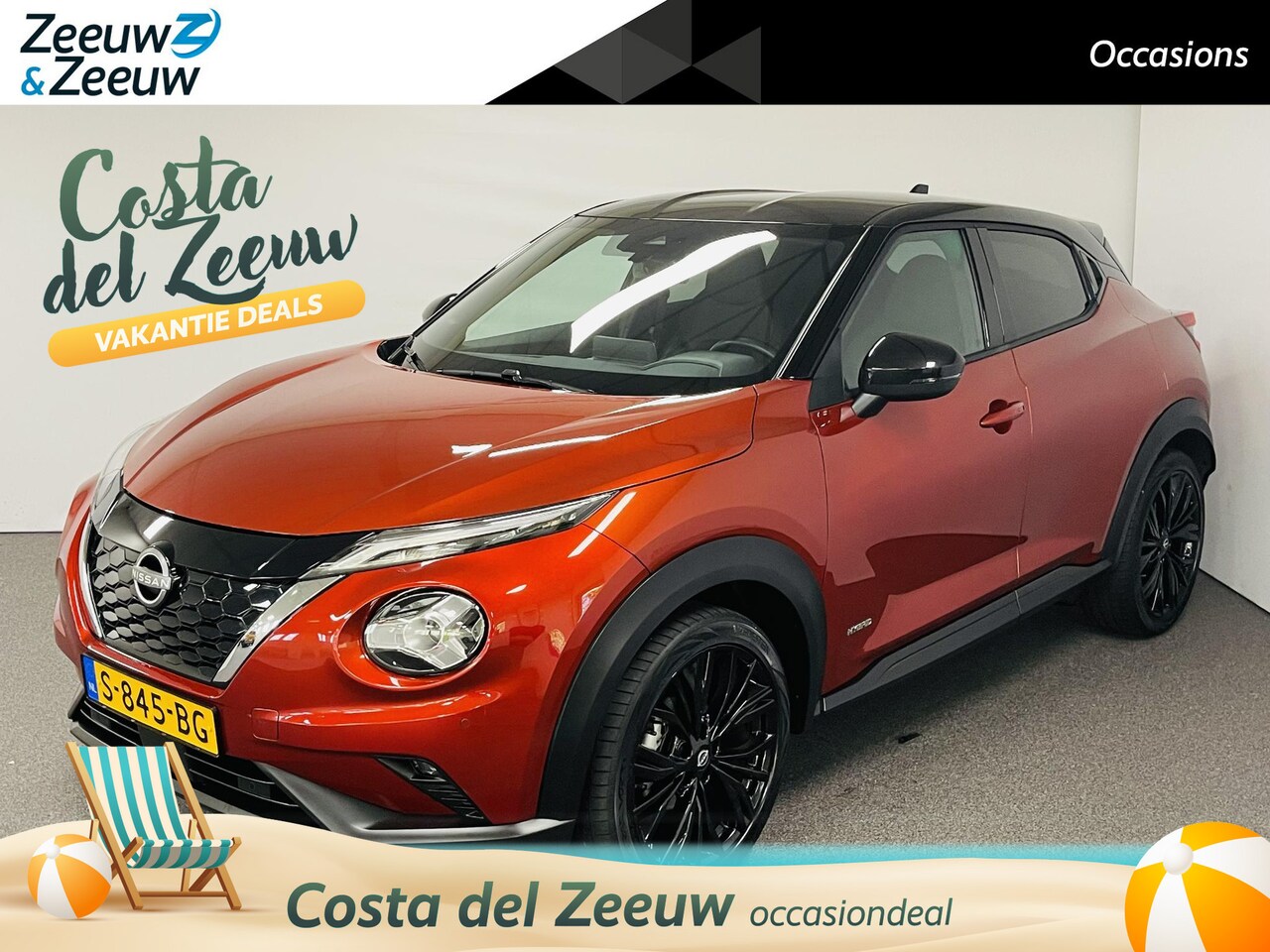 Nissan Juke - 1.6 Hybrid Business Design Automaat Navi airco camera parkeersensoren cruise controle appl - AutoWereld.nl