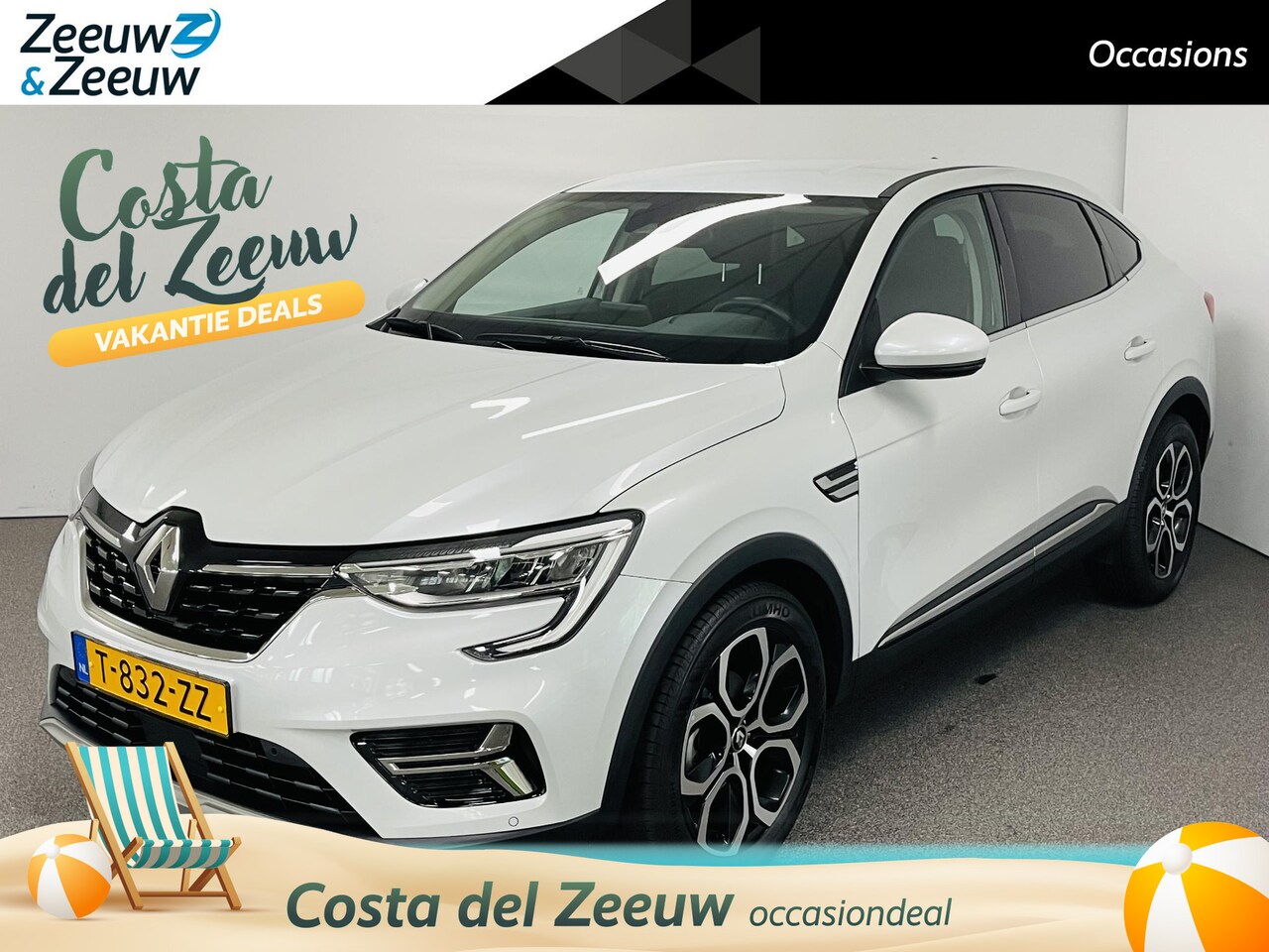 Renault Arkana - 1.3 mild hybrid 160 techno GOEDKOOPSTE VAN NEDERLAND Automaat Navi airco camera parkeersen - AutoWereld.nl