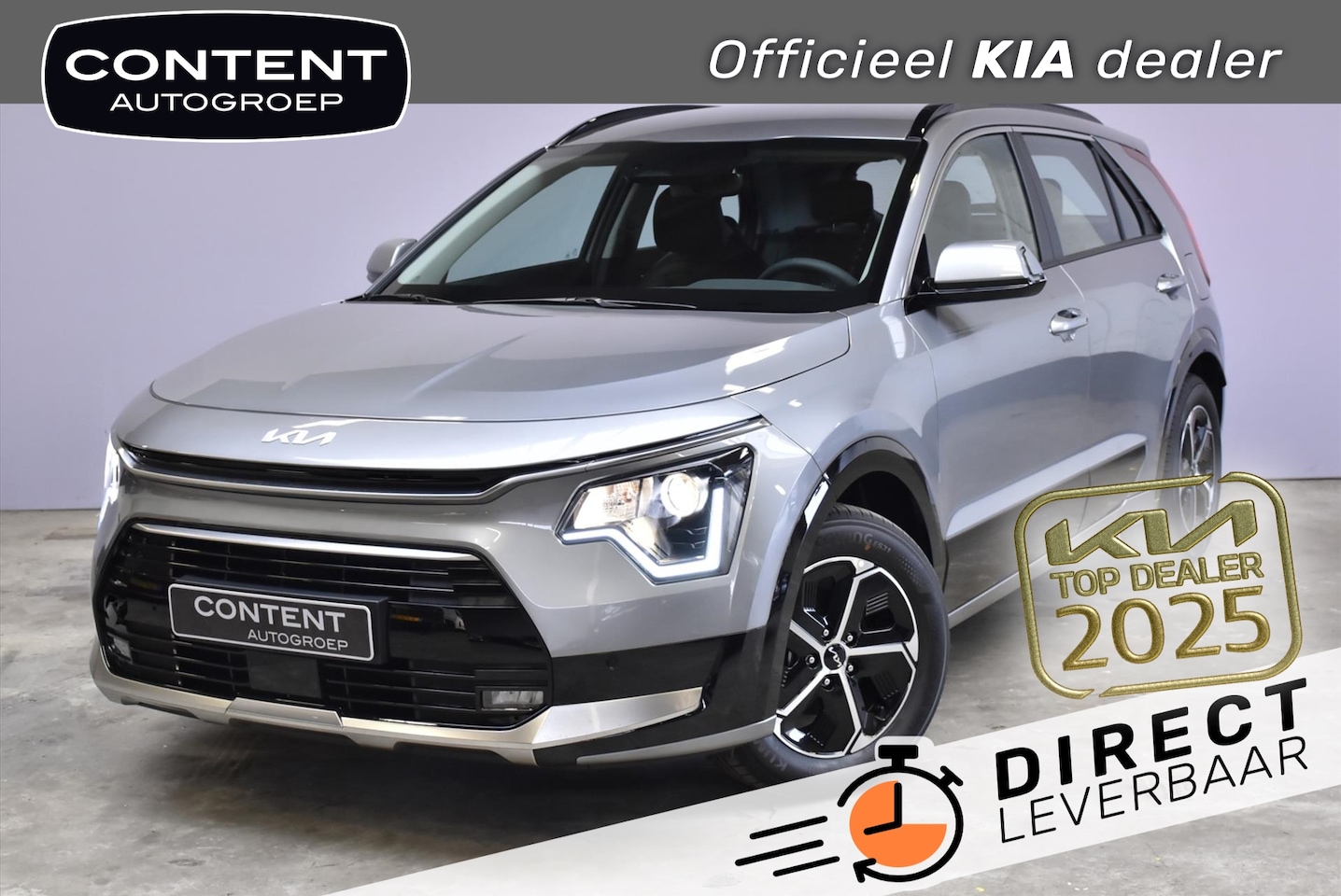 Kia Niro - 1.6 GDi Hybrid 129pk DCT6 DynamicLine DIRECT LEVERBAAR - AutoWereld.nl