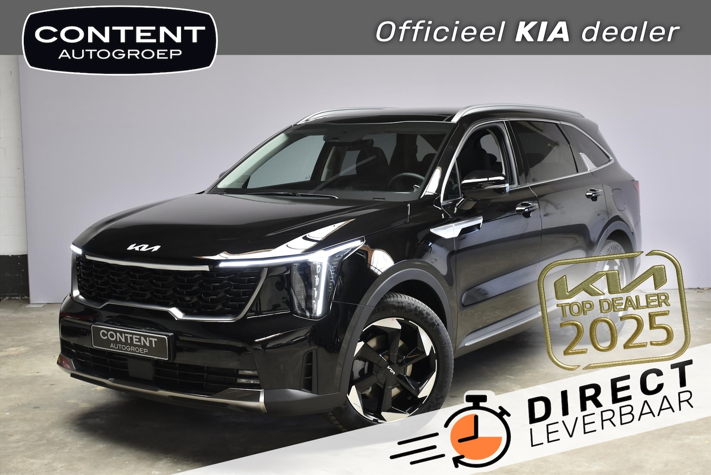 Kia Sorento - 1.6 T-GDi 252pk PHEV Aut AWD DynamicPlusLine DIRECT LEVERBAAR - AutoWereld.nl