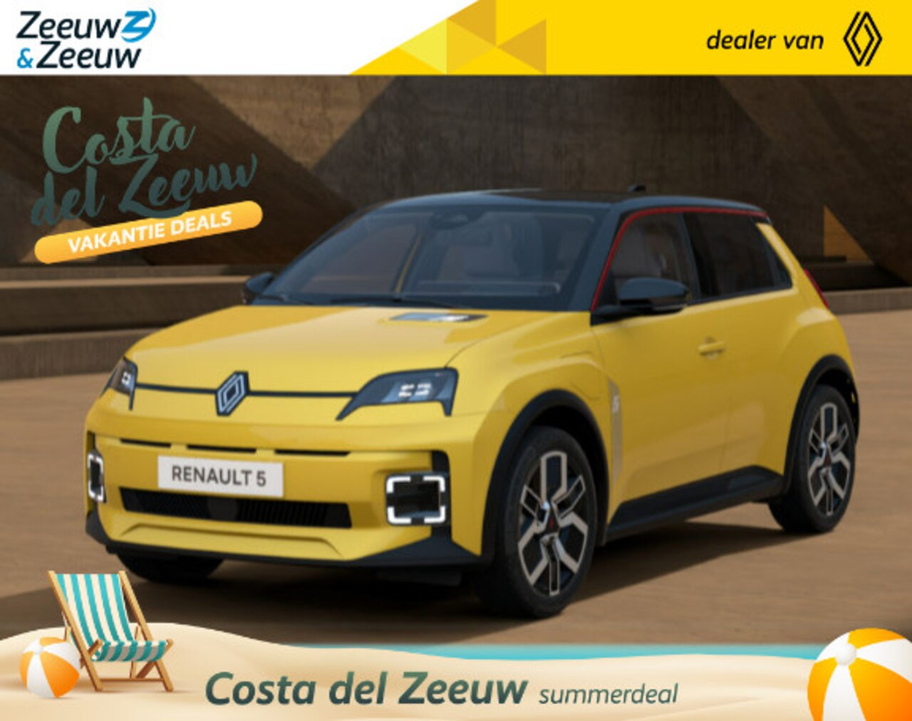 Renault 5 - comfort range techno 52 kWh Renault 5 techno 52 kWh NU LEVERBAAR 2025 RIJDEN! - AutoWereld.nl