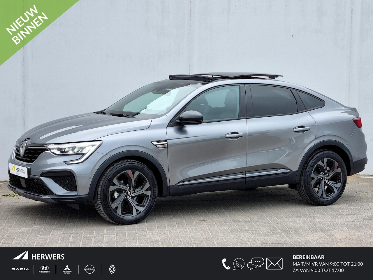 Renault Arkana - 1.3 mild hybrid 160 R.S. line Automaat / Schuif-/Kanteldak / Navigatie / Camera / Cruise C - AutoWereld.nl