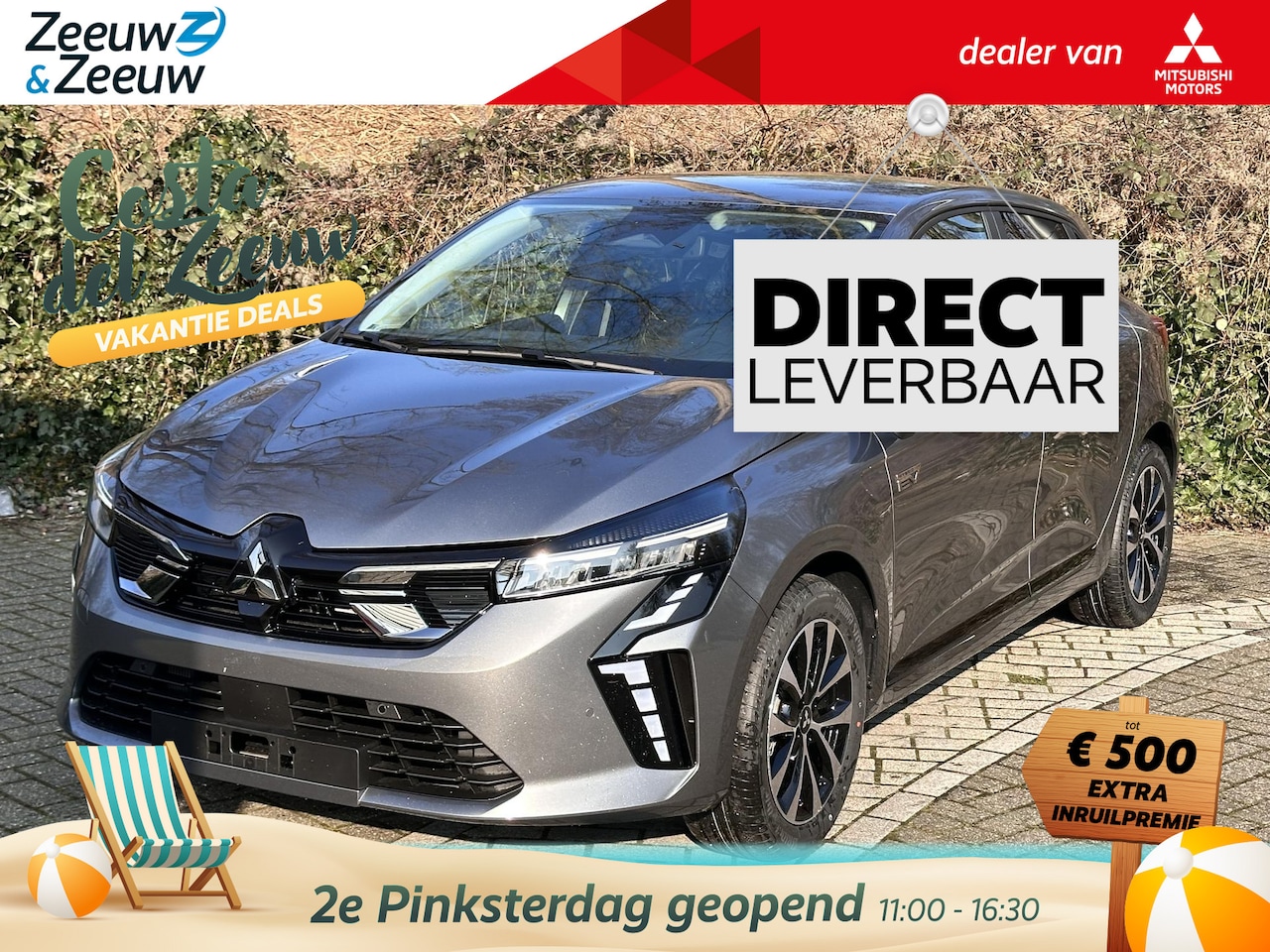 Mitsubishi Colt - 1.6 HEV Intense 8 jaar garantie  NU 3000,- VOORRAAD KORTING  CAMERA | CLIMATE | CRUISE | A - AutoWereld.nl