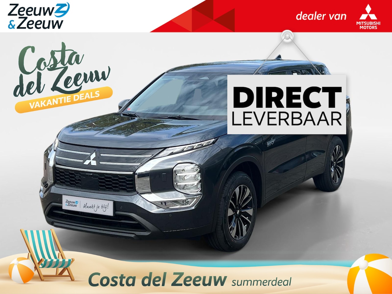 Mitsubishi Outlander - 2.4 PHEV Intense | 3.000 EURO KORTING | NIEUWE AUTO | 8 JAAR GARANTIE | - AutoWereld.nl