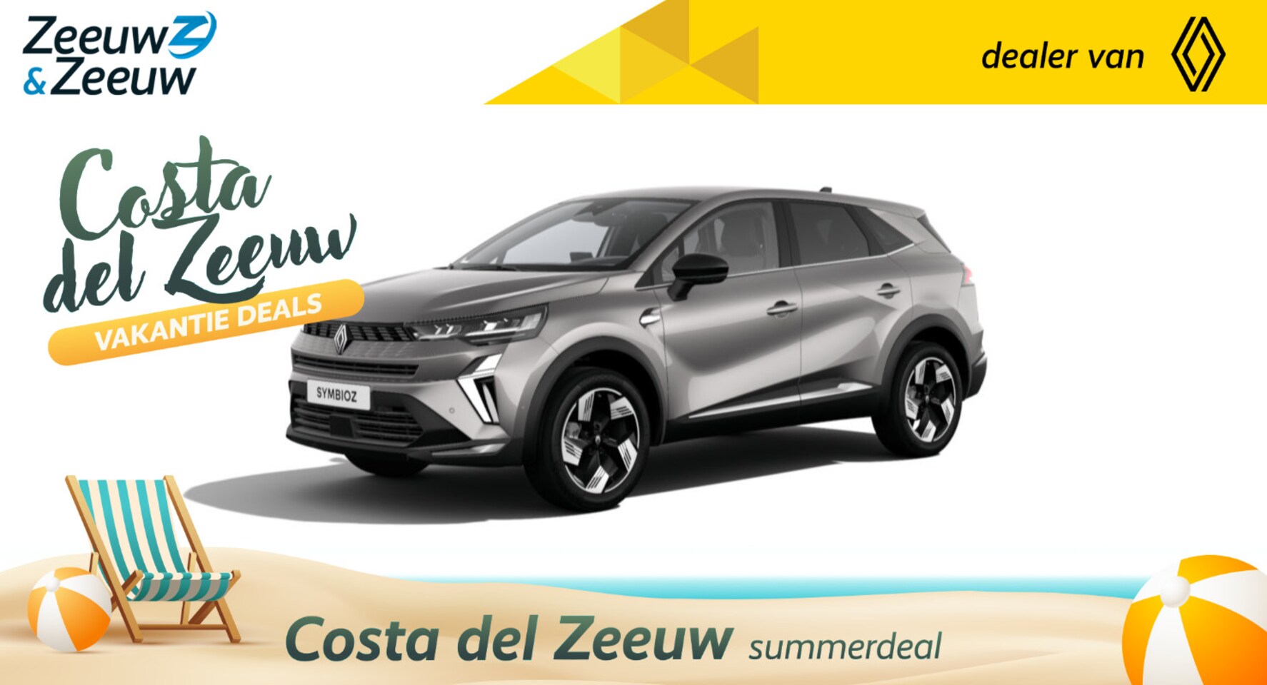 Renault Symbioz - E-Tech hybrid 145 techno * Nieuw te bestellen, nu met €3.000,- extra Zeeuw & Zeeuw korting - AutoWereld.nl