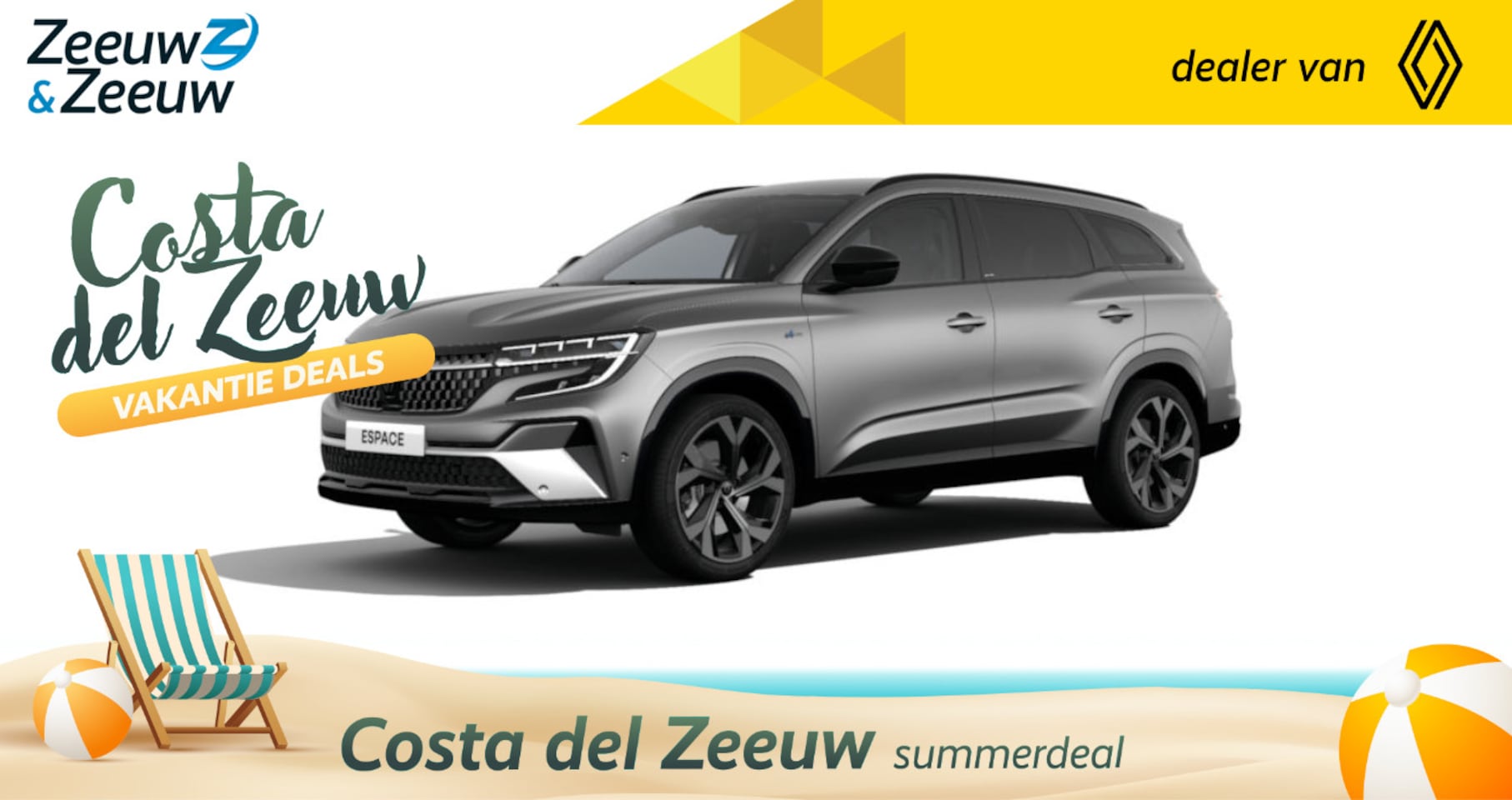 Renault Espace - E-Tech full hybrid 200 esprit Alpine 7p. * nu € 2.000,- VOORRAAD PREMIE * Zeeuw  & Zeeuw R - AutoWereld.nl