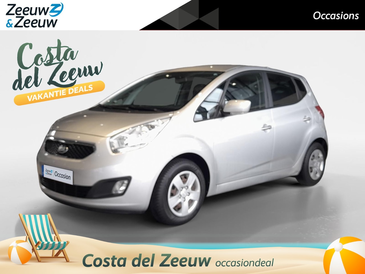 Kia Venga - 1.6 ExecutiveLine Automaat | 1e Eigenaar | Dealer onderhouden | Navi | Metallic lak | Trek - AutoWereld.nl