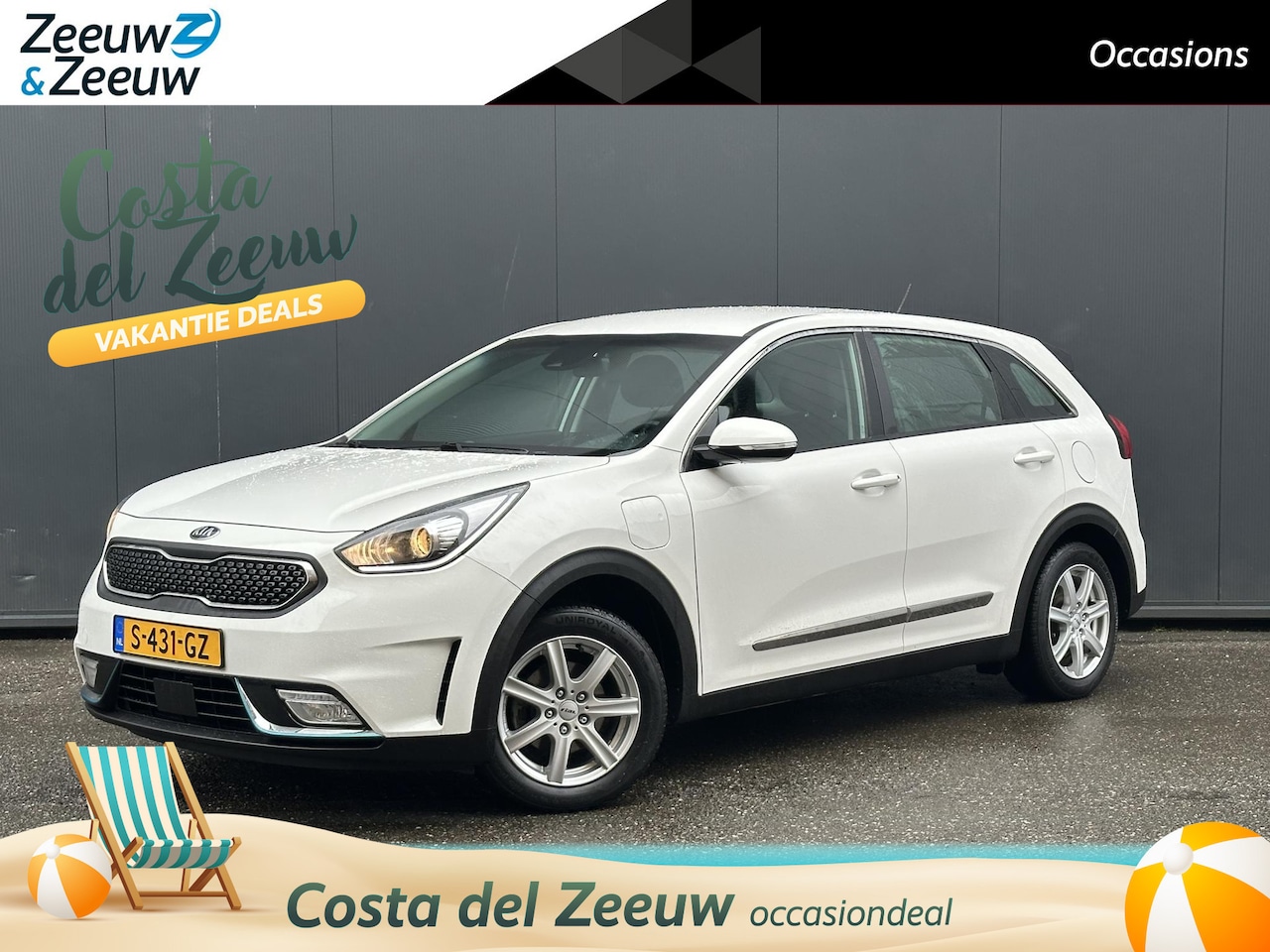 Kia Niro - 1.6i PHEV DynamicPlusLine 1e Eigenaar | Trekhaak | Fabrieksgarantie | NAP - AutoWereld.nl