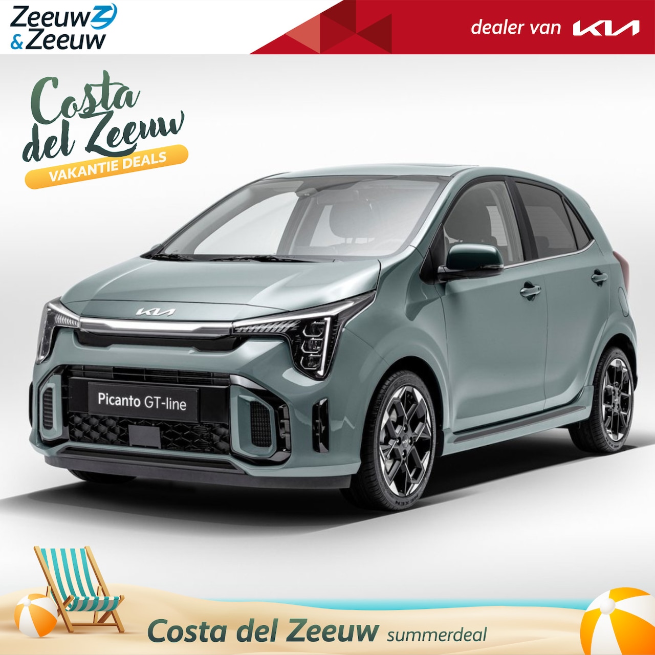 Kia Picanto - 1.0 DPI ExecutiveLine PRIVATE LEASE AL VANAF € 349,00 PER MAAND | Stoelverwarming voor en - AutoWereld.nl