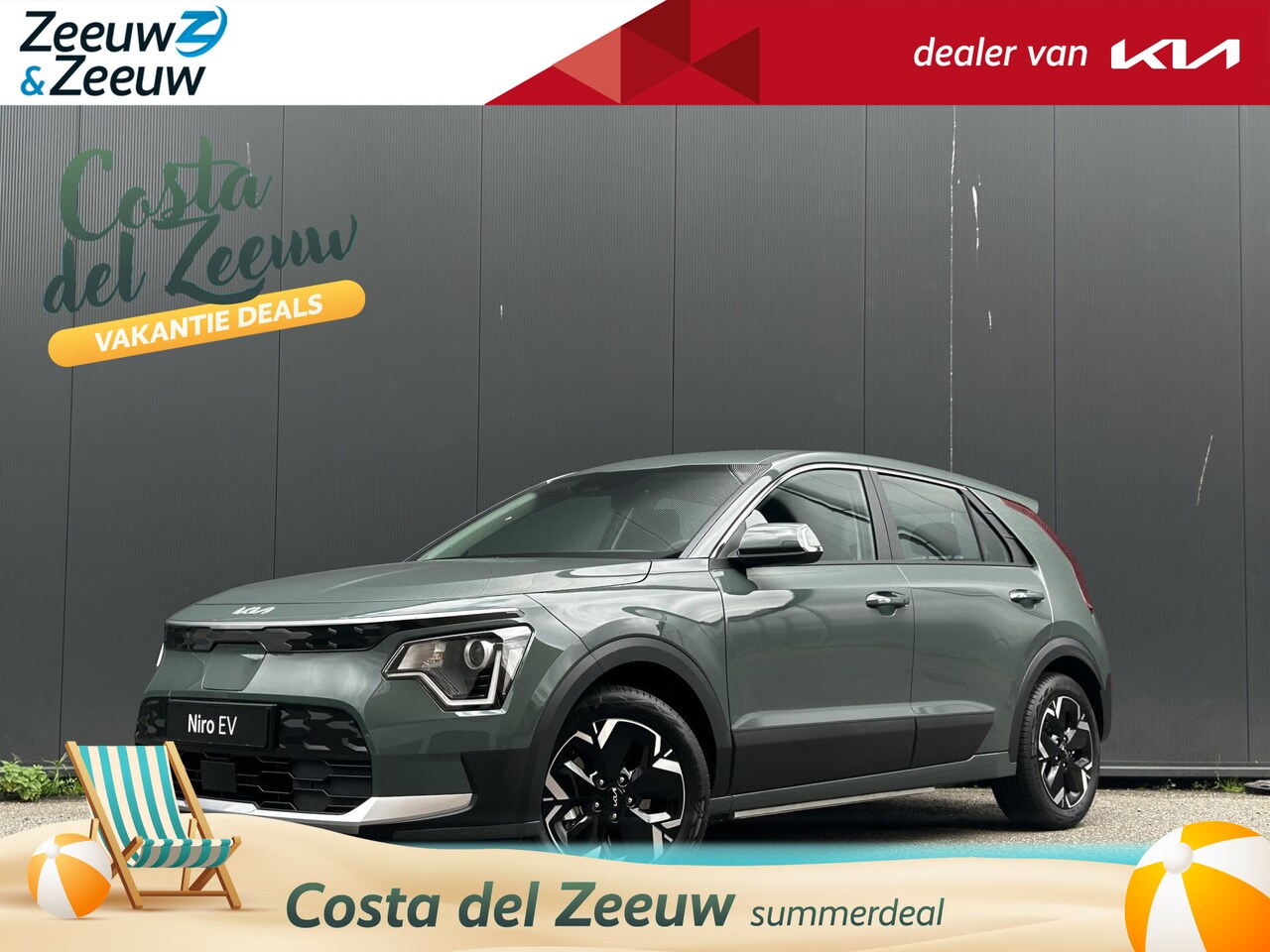 Kia Niro EV - Plus Advanced 64.8 kWh NU MET 1250,- korting | 460km WLTP | Navi | Clima | Camera | Schuif - AutoWereld.nl