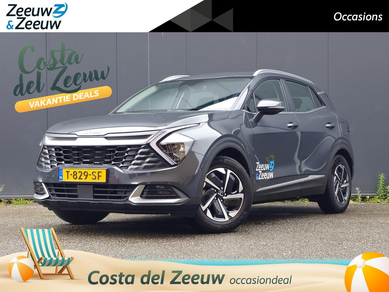 Kia Sportage - 1.6 T-GDi MHEV DynamicLine Metallic lak | Fabrieksgarantie t/m 22-08-2030 | NAP - AutoWereld.nl