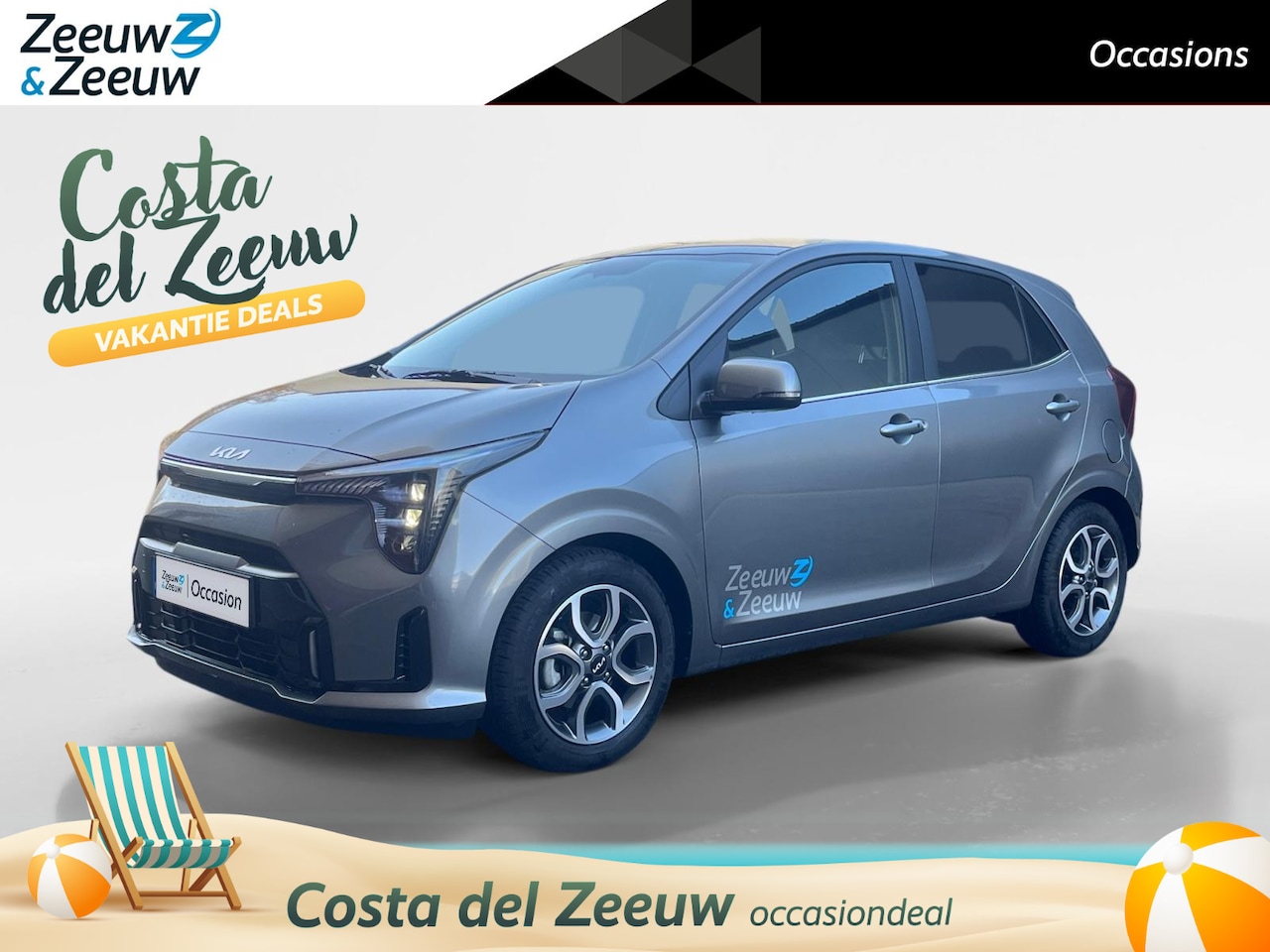 Kia Picanto - 1.0i ExecutiveLine Metallic lak | Fabrieksgarantie t/m 28-08-2031 | NAP - AutoWereld.nl