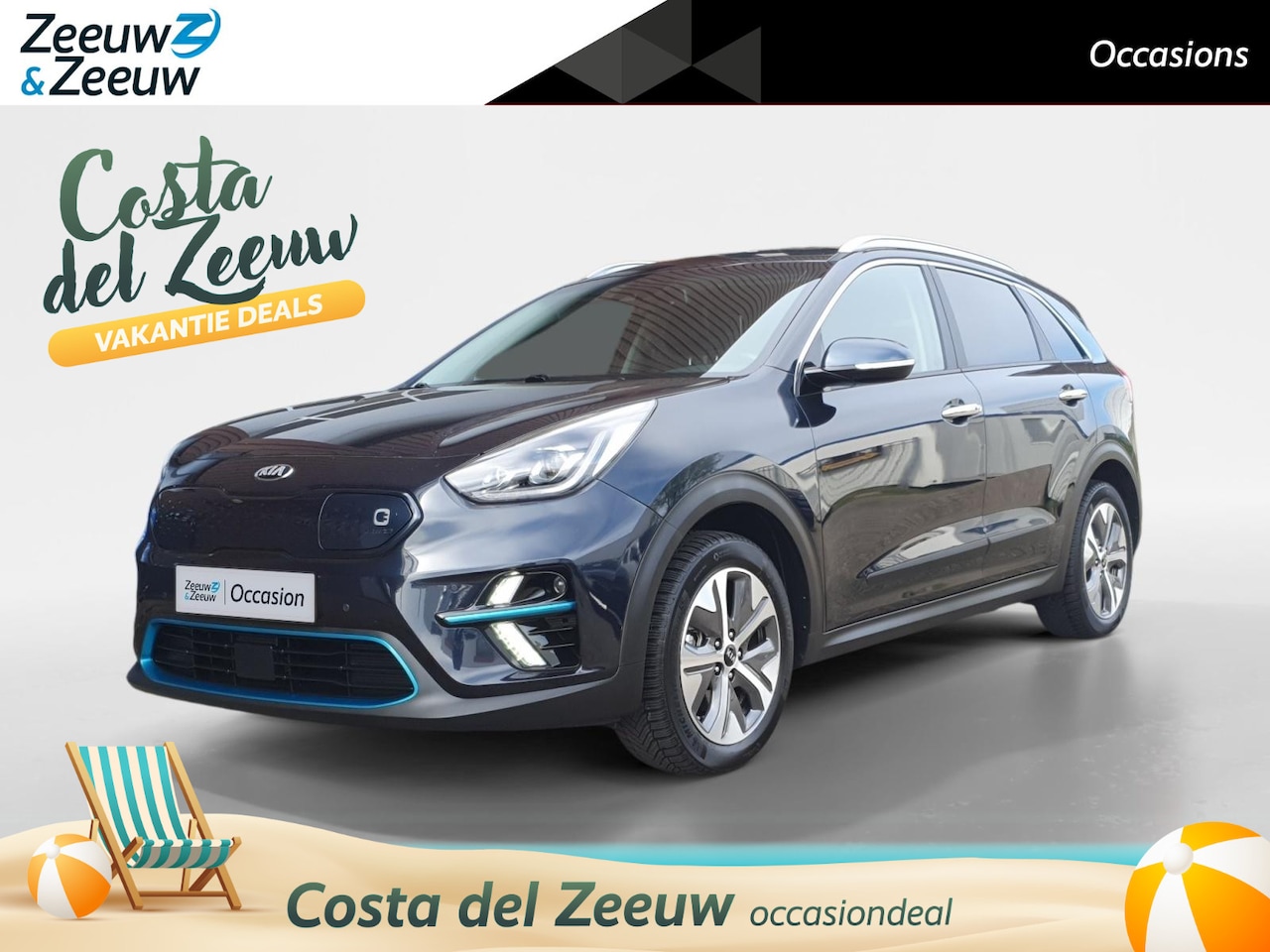 Kia e-Niro - DynamicPlusLine 64 kWh | Schuifdak | Stoel en stuurverwarming | Camera | Navigatie | Adapt - AutoWereld.nl