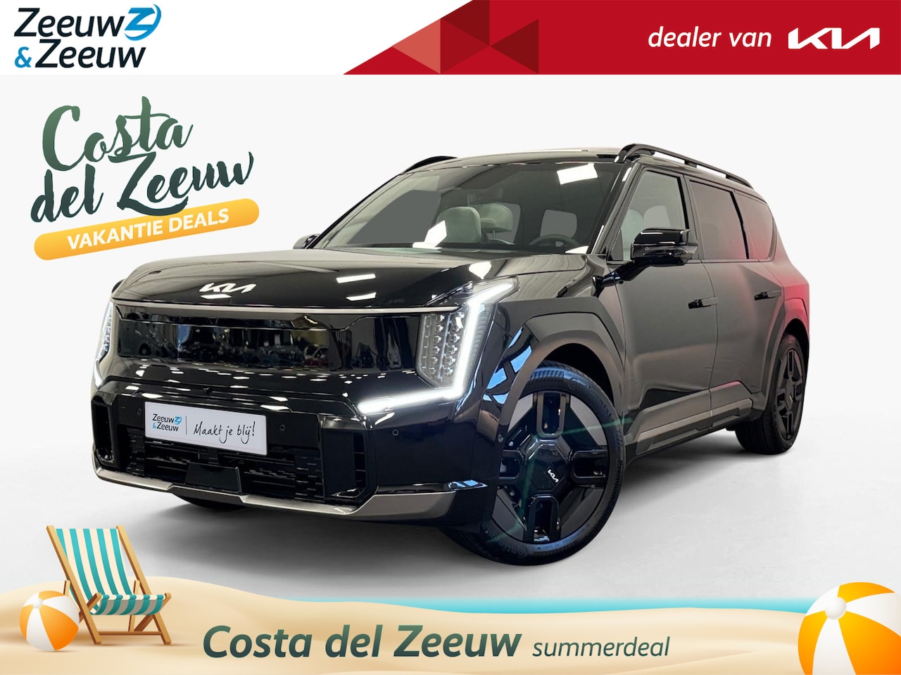 Kia EV9 - GT-Line AWD 6p. 99.8 kWh | € 4.000 korting | € 500 korting op laadpaal | Private Lease van - AutoWereld.nl