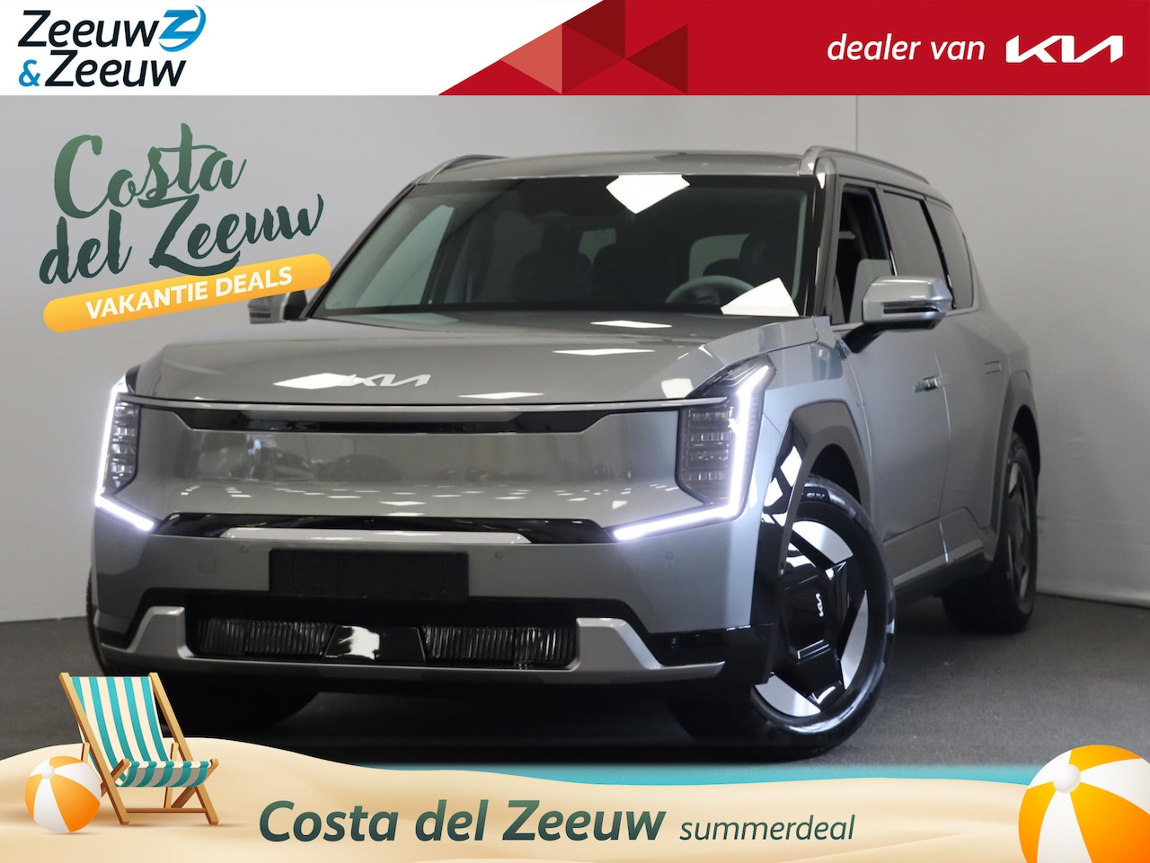Kia EV9 - Plus 99.8 kWh | € 4.000 korting | € 500 korting op laadpaal | Private Lease vanaf € 869,-| - AutoWereld.nl