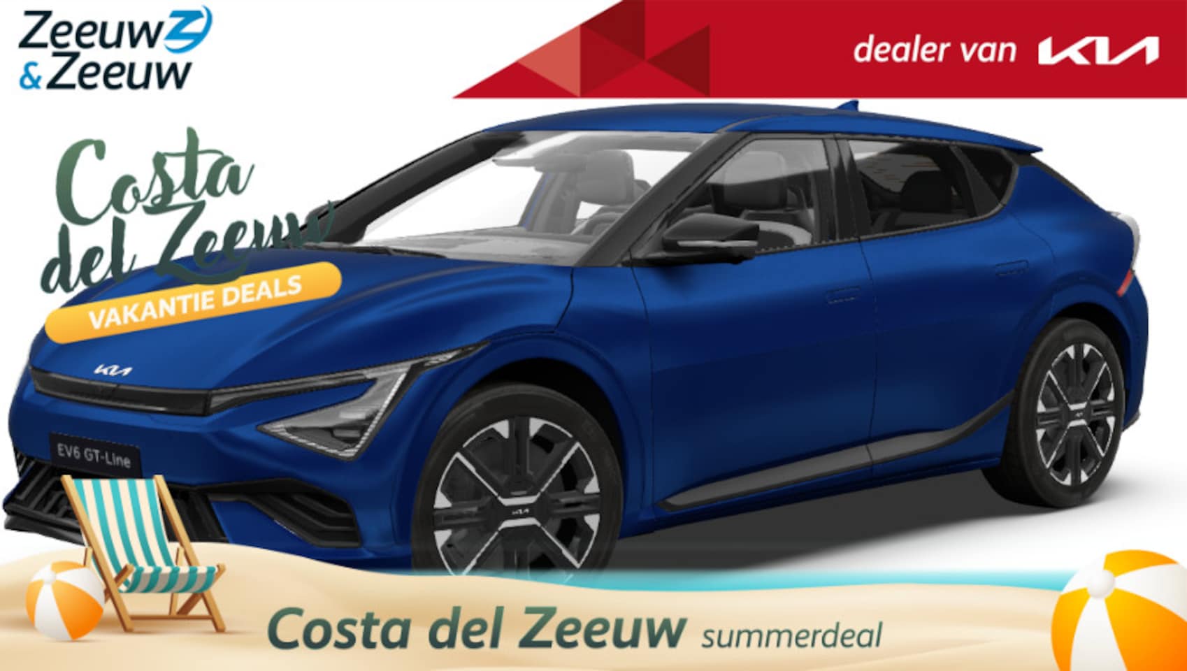 Kia EV6 - GT-Line AWD 84 kWh | tot €5.000 korting | € 500 korting op laadpaal | Private Lease vanaf - AutoWereld.nl
