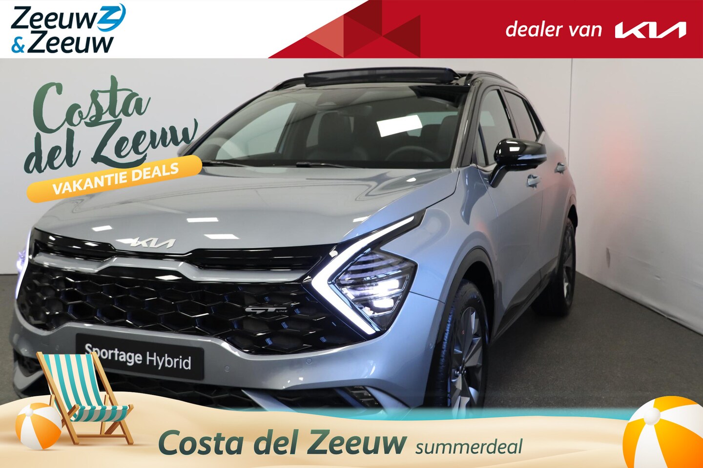Kia Sportage - 1.6 T-GDi Hybrid GT-PlusLine | Private Lease vanaf € 599,- | 360°-camera (AVM) | GT-Line v - AutoWereld.nl