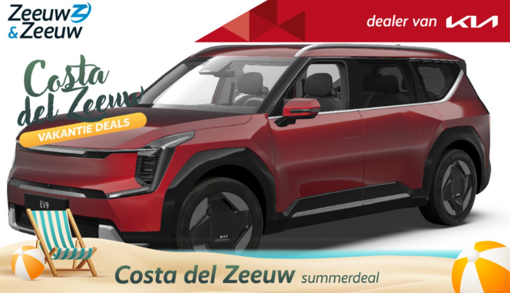 Kia EV9 - Air AWD 99.8 kWh | € 4.000 korting | € 500 korting op laadpaal | Private Lease vanaf € 869 - AutoWereld.nl