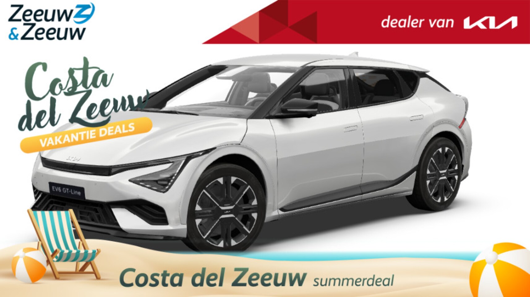 Kia EV6 - GT-Line 84 kWh | tot €5.000 korting | € 500 korting op laadpaal | Private Lease vanaf € 63 - AutoWereld.nl