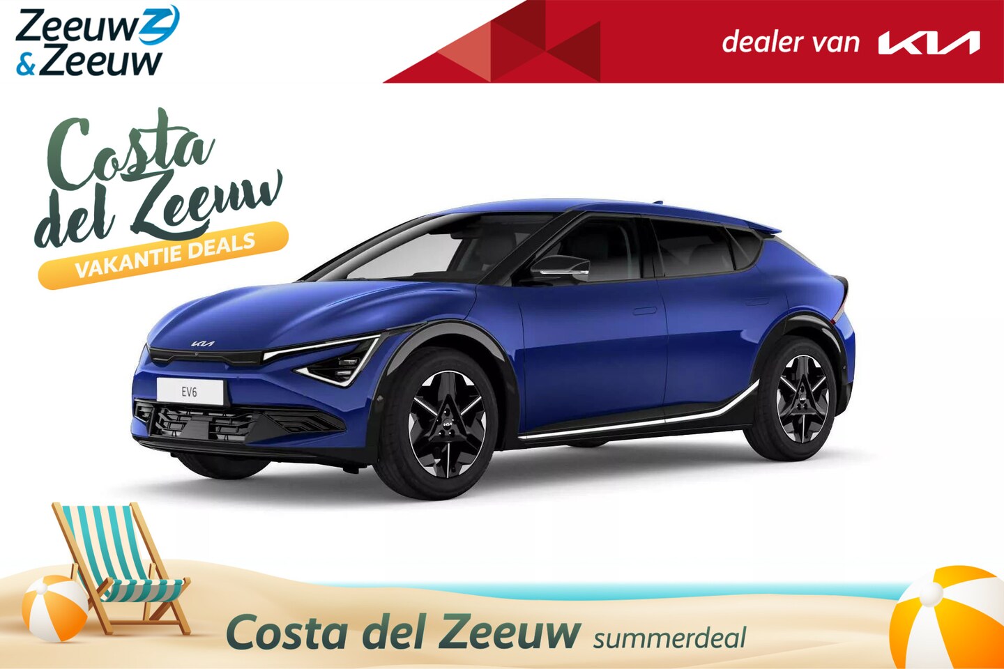 Kia EV6 - Air 84 kWh | Nieuw facelift model | Nu te bestellen! | 582km WLTP-actieradius | 258kW snel - AutoWereld.nl
