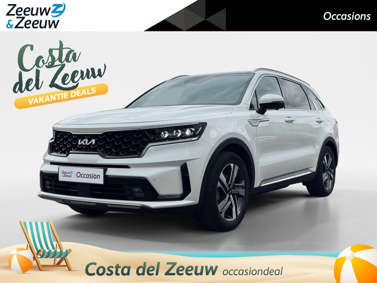 Kia Sorento - 1.6 T-GDI Plug-in Hybrid 4WD ExecutiveLine 7p. | Trekgewicht 1.500 kg | PHEV | 360 camera - AutoWereld.nl
