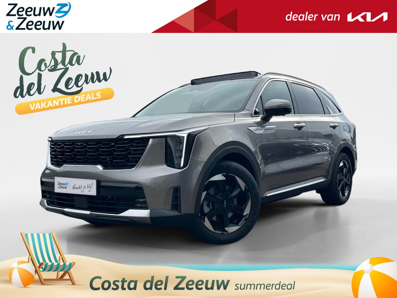 Kia Sorento - 1.6 T-GDi Plug-in Hybrid 4WD ExecutiveLine 7p. | Nieuw te bestellen | Nu met €1.500,- inru - AutoWereld.nl