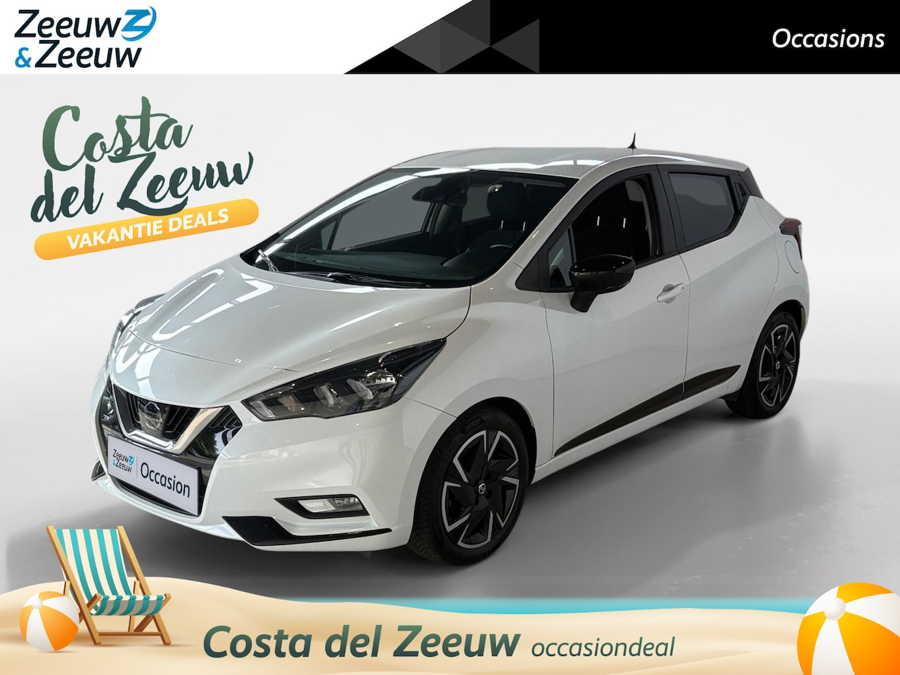 Nissan Micra - 1.0 IG-T Business Access *Navi+Camera*Climate Control*Cruise Control*Parkeersensoren*Nette - AutoWereld.nl
