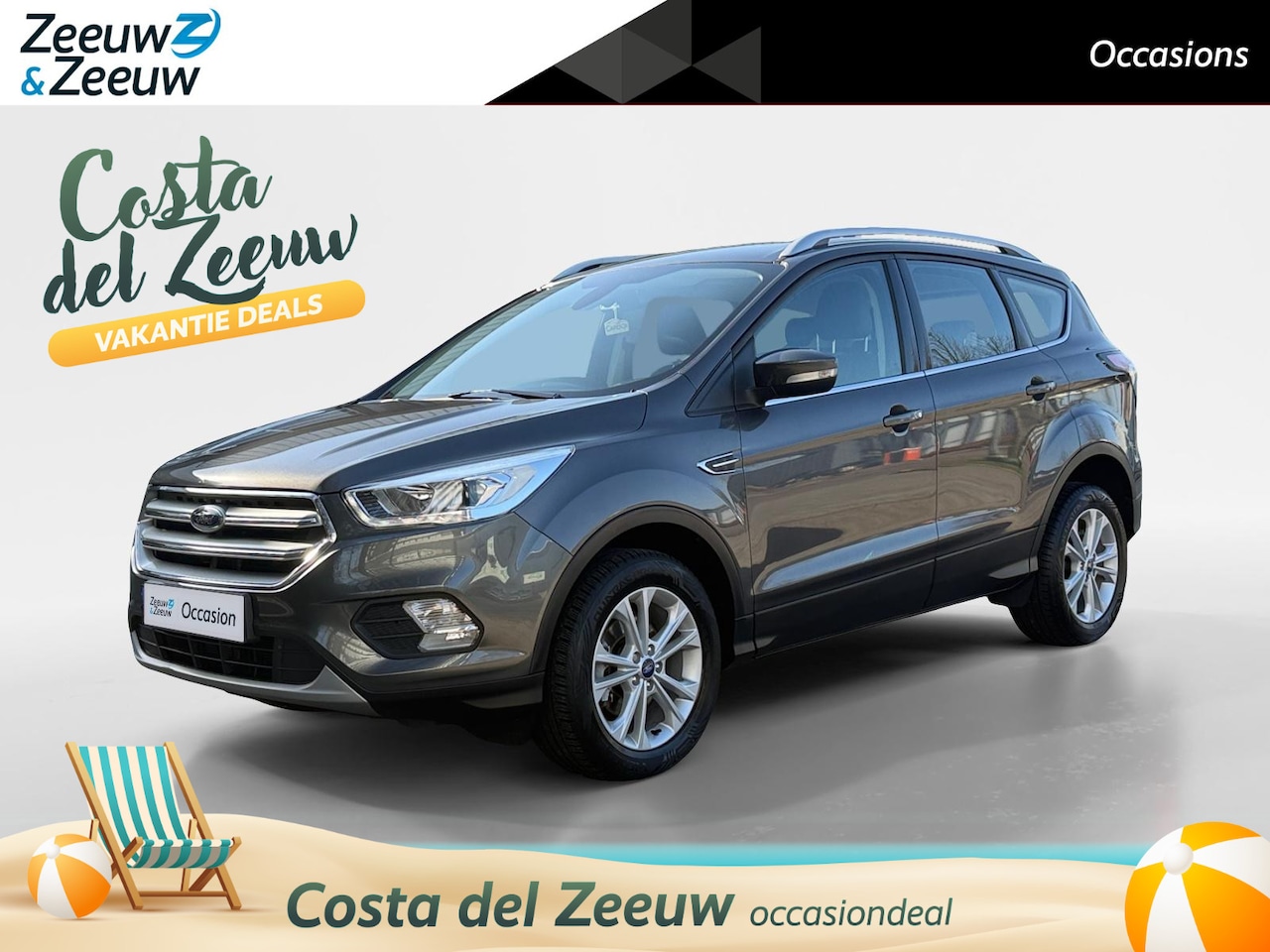 Ford Kuga - 1.5 EcoBoost Titanium Dealer onderhouden | TREKHAAK | Climate Control | 12 maanden Bovag g - AutoWereld.nl