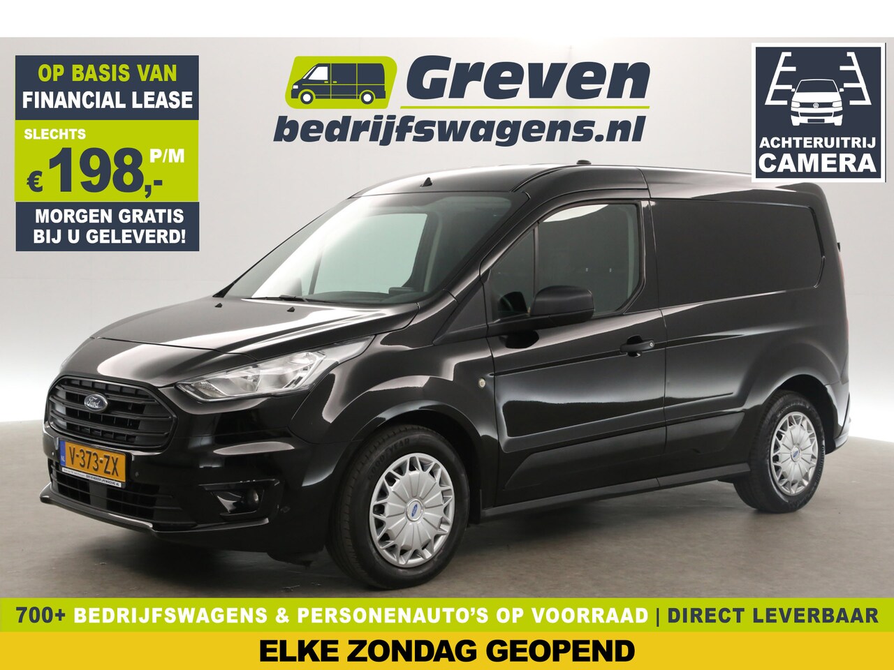 Ford Transit Connect - 1.5 EcoBlue L1H1 Airco Camera Cruise Carplay Navi PDC Elektrpakket Schuifdeur - AutoWereld.nl