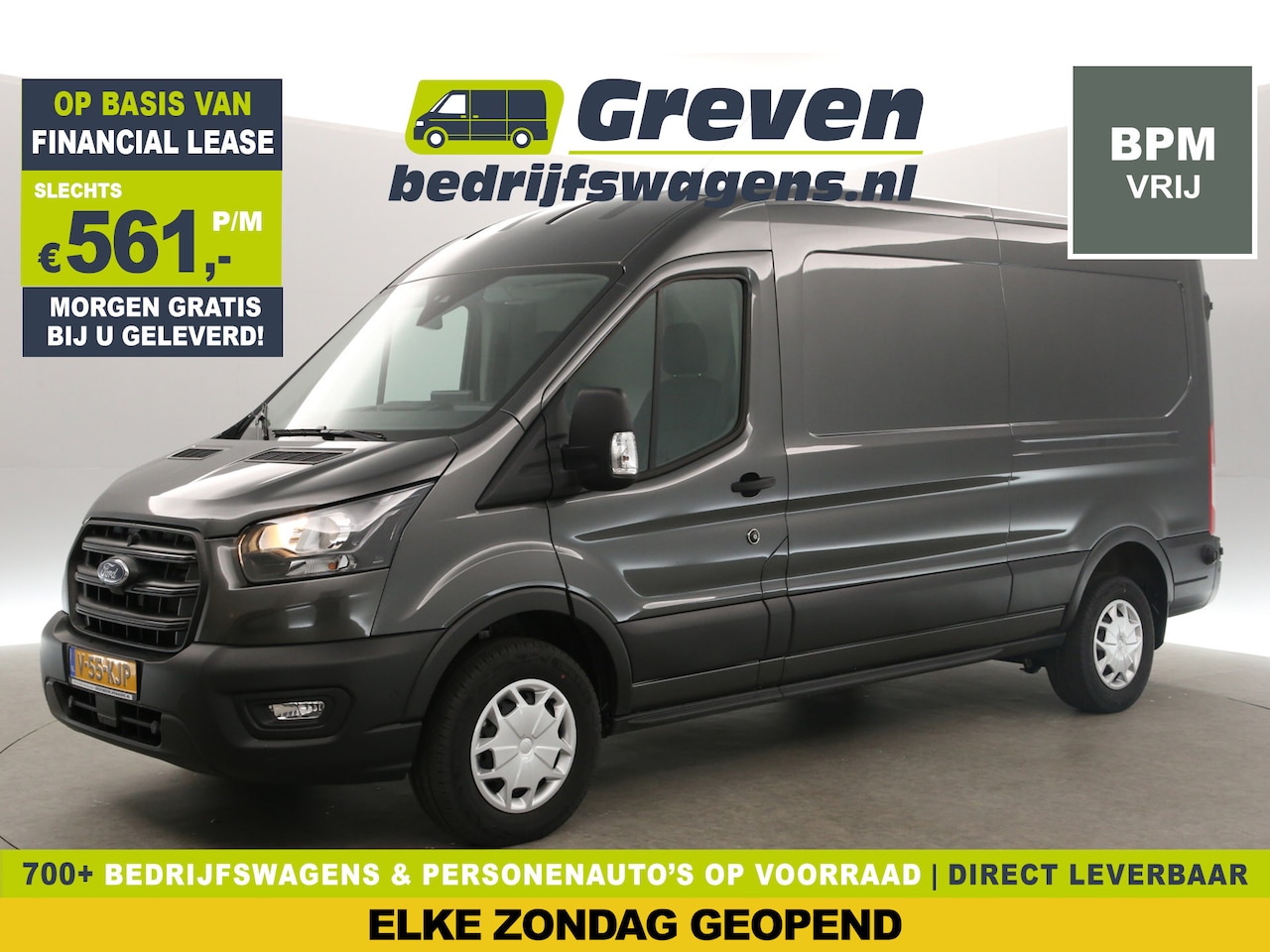 Ford Transit - 350 2.0 TDCI L3H2 Trend | NIEUW | BPM Vrij | Airco Carplay Camera Cruise Navigatie PDC Sto - AutoWereld.nl