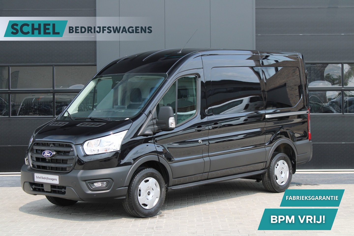 Ford Transit - 350 2.0 TDCI L2H2 Trend 165pk - Facelift - 2x Schuifdeur - Adaptive Cruise - Navigatie - B - AutoWereld.nl