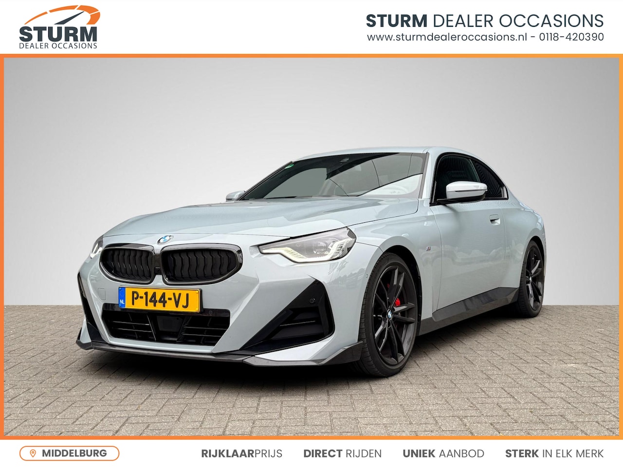 BMW 2-serie Coupé - 220i High Executive M Sport Pro NL-Auto! | Carbon Pakket | Schuif-/Kanteldak | Stuur- + St - AutoWereld.nl