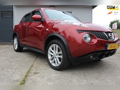 Nissan Juke - 1.6 Acenta 5-deurs, trekhaak, airco, parkeersensoren, boekjes, cruise-control, getint glas