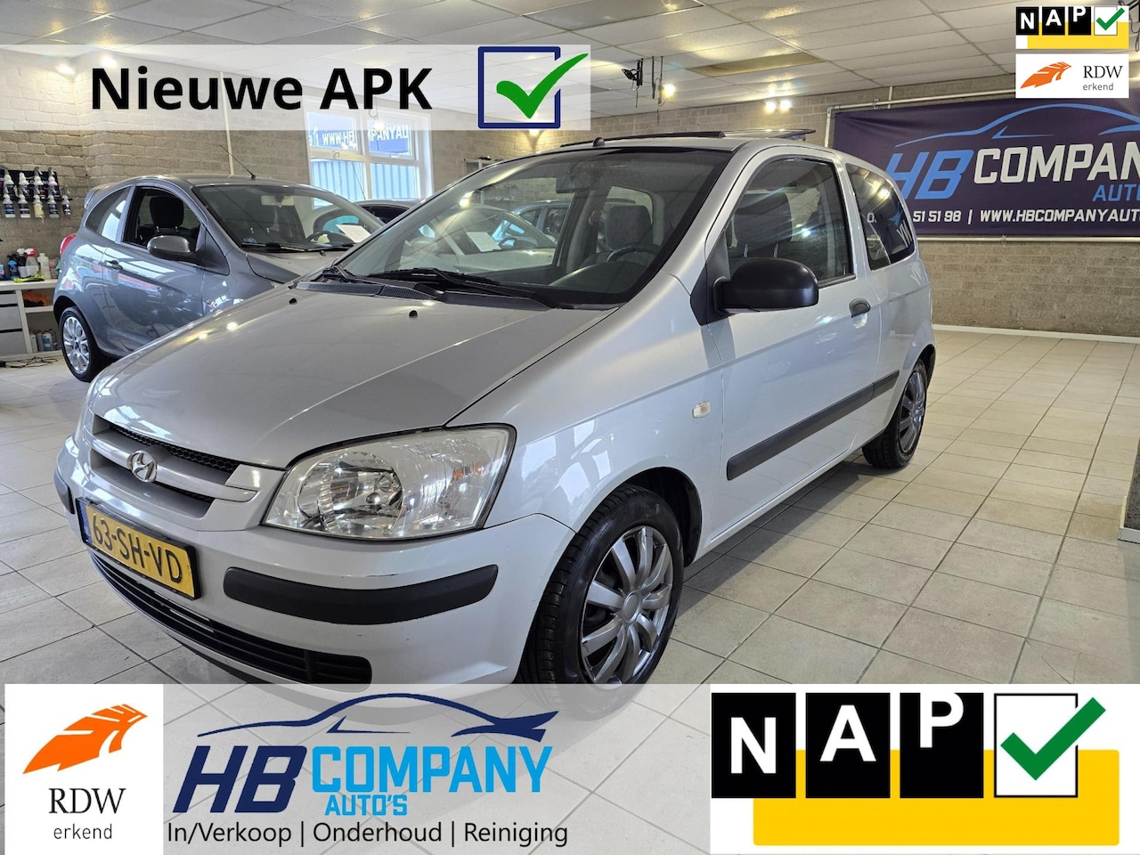 Hyundai Getz - 1.1i Active Sky | Onderhouden | Panoramadak | Trekhaak | NAP | APK - AutoWereld.nl