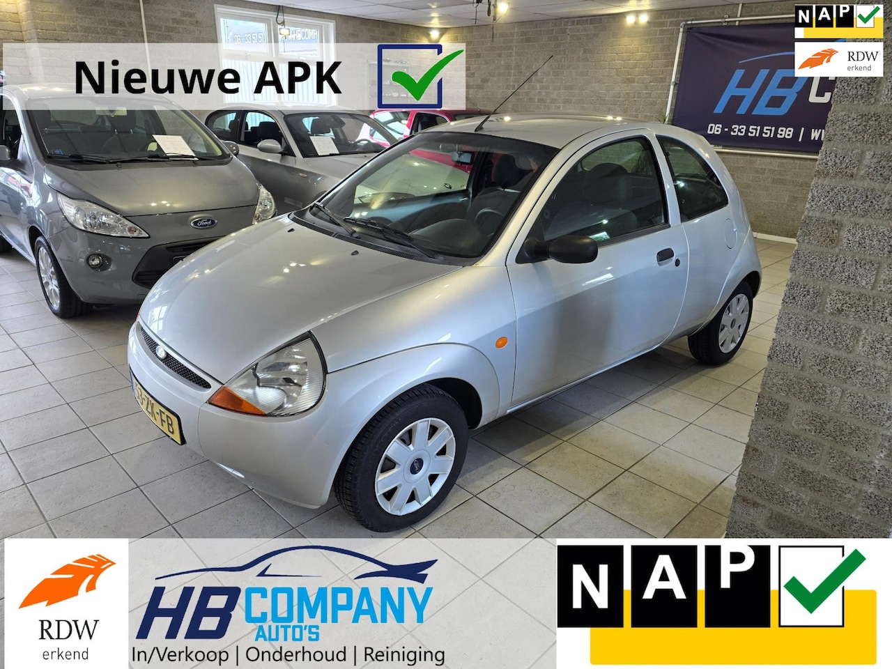 Ford Ka - 1.3 Champion ROESTVRIJ | nieuwe APK | NAP - AutoWereld.nl