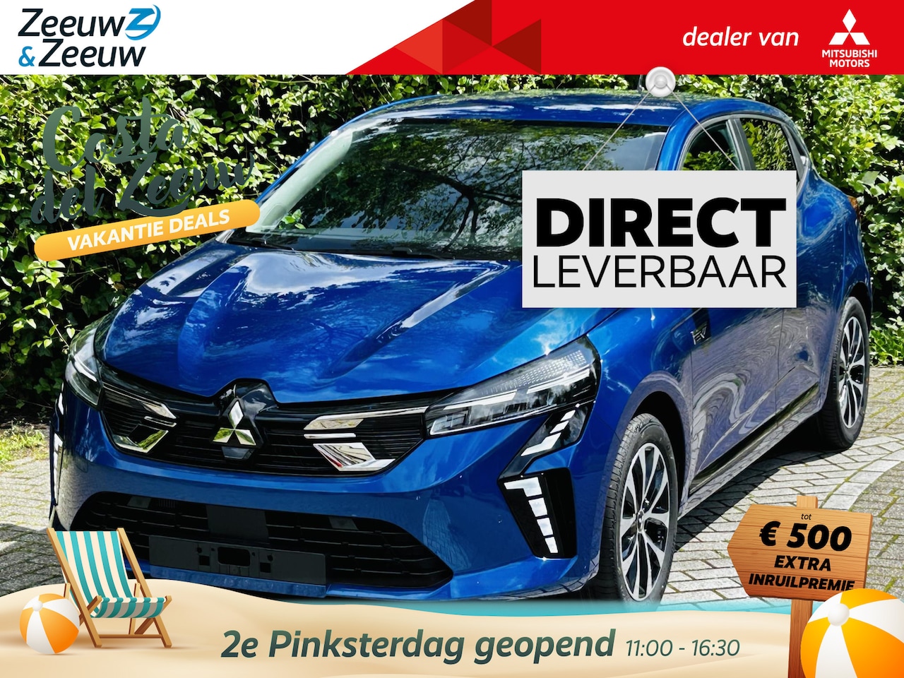 Mitsubishi Colt - 1.6 HEV Intense 8 jaar garantie  NU 3000,- VOORRAAD KORTING  CAMERA | CLIMATE | CRUISE | A - AutoWereld.nl