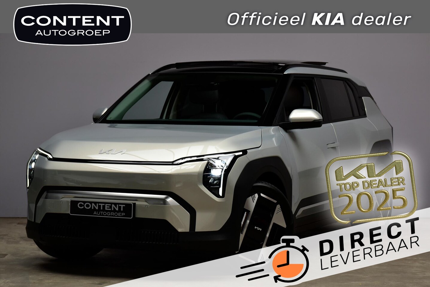 Kia EV3 - 58,3 kWh 204pk Plus Advanced DIRECT LEVERBAAR - AutoWereld.nl