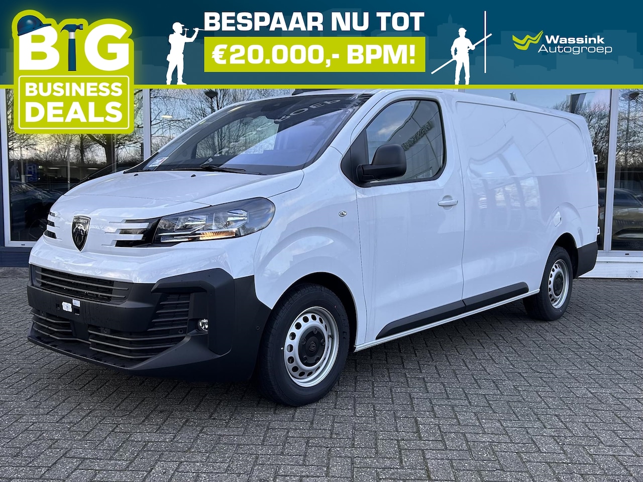 Peugeot Expert - GB L3 2.0 BlueHDi 180pk Automaat | Navigatie | Camera's | Climate control | Cruise control - AutoWereld.nl