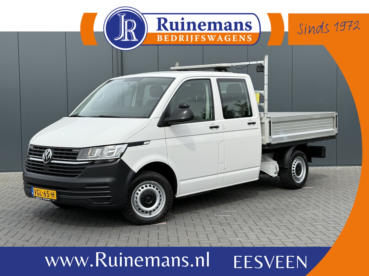 Volkswagen Transporter - 2.0 TDI 150 PK 4-MOTION PICK UP / ZEER NETJES !! / DUBBELE CABINE / 4x4 / TREKHAAK - AutoWereld.nl