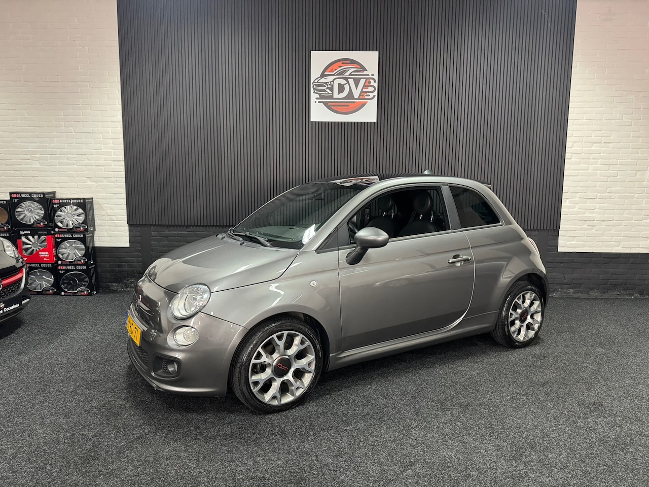 Fiat 500 - 0.9 TwinAir 500S 0.9 TwinAir 500S, CLIMAT, LMV, HALF LEDER, ELEK PAKKET, ZWART DAK - AutoWereld.nl
