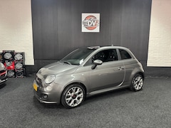 Fiat 500 - 0.9 TwinAir 500S, CLIMAT, LMV, HALF LEDER, ELEK PAKKET, ZWART DAK