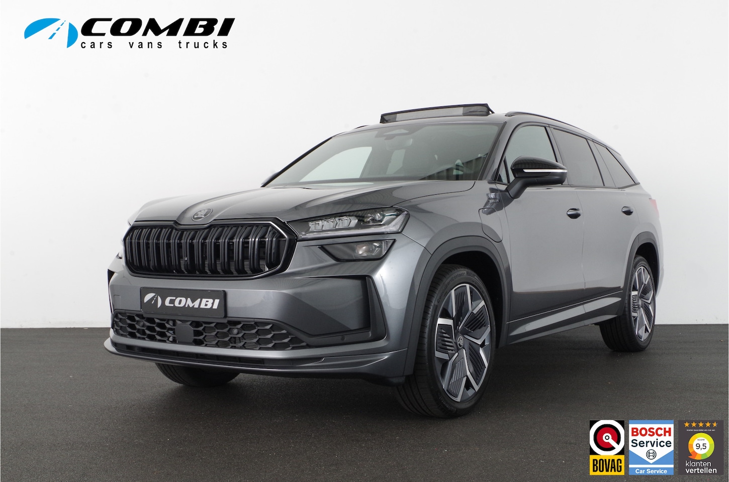 Skoda Kodiaq - 1.5 TSI PHEV Sportline Business > Panorama schuif/Trekhaak/Dynamic-pakket/20 inch... | 014 - AutoWereld.nl