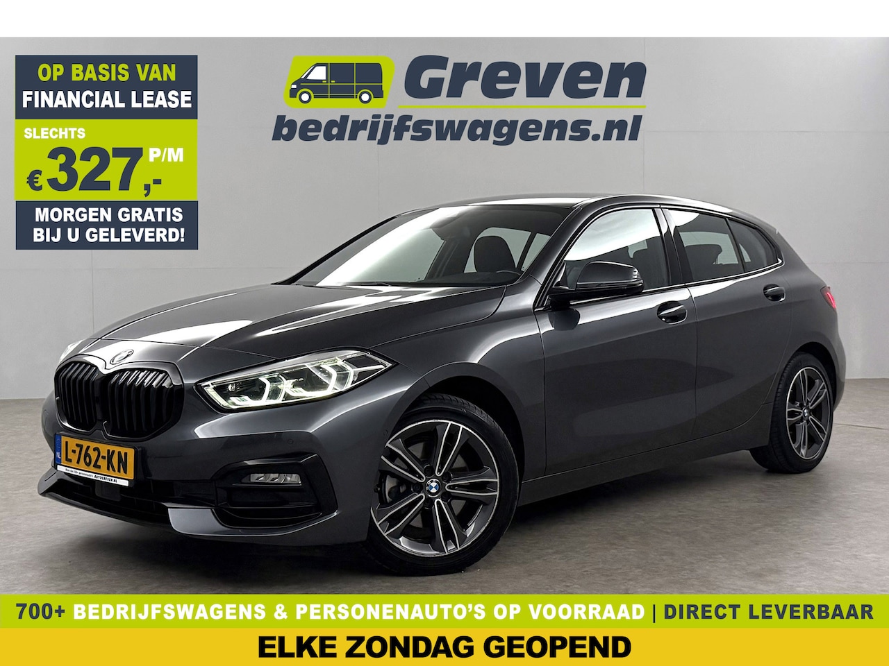 BMW 1-serie - 118i M Sport LED Camera Carplay Sfeerverl. Trekhaak Virtual Navi Clima Cruise 17"LMV PDC - AutoWereld.nl