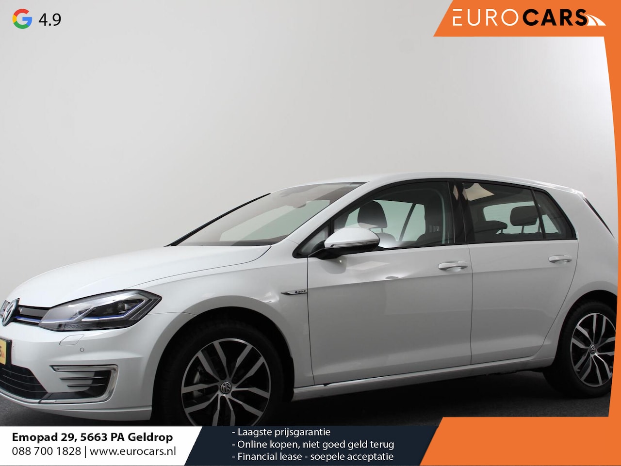 Volkswagen e-Golf - e-Golf |  Navigatie | Climate control | Digitale Cockpit | Led | Stoelverwarming | Camera - AutoWereld.nl