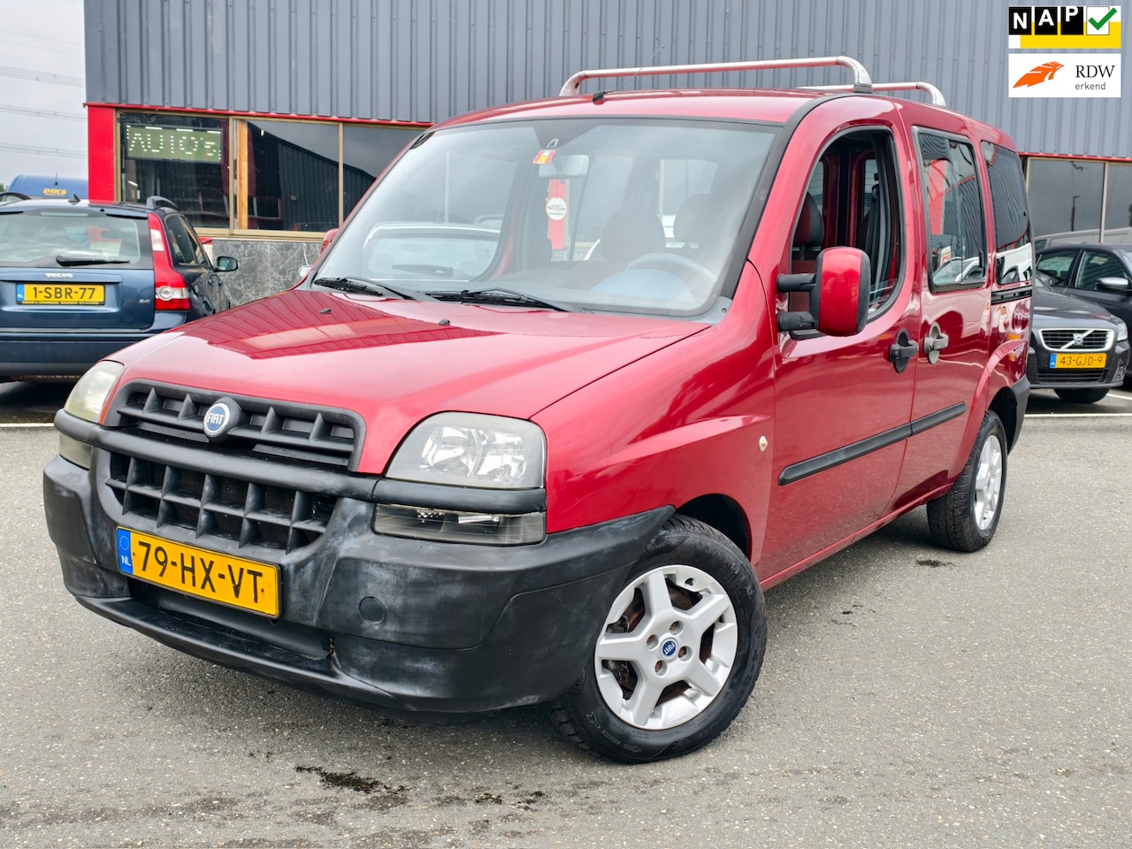 Fiat Doblò - 1.2 SX // PDC / DAKDRAGERS / APK / NAP - AutoWereld.nl
