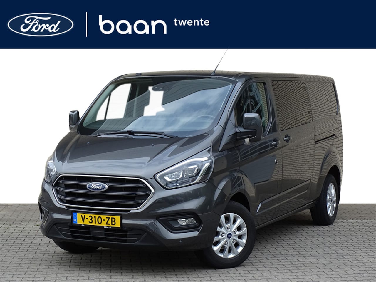 Ford Transit Custom - 300 L2H1 2.0 TDCI 170pk Limited DC | adaptieve cruise. | dubbele schuifdeur | bijrijdersst - AutoWereld.nl